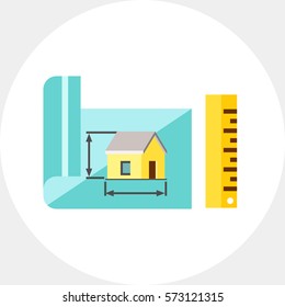 House scheme and ruler