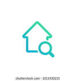 house search vector icon