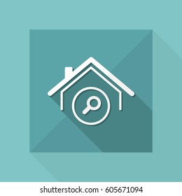House search - Vector web icon