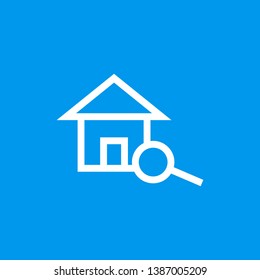House searching icon - vector