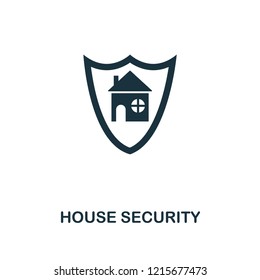 House Security icon. Premium style design from security collection. UX and UI. Pixel perfect house security icon for web design, apps, software, printing usage.