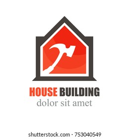 house service building logo concept