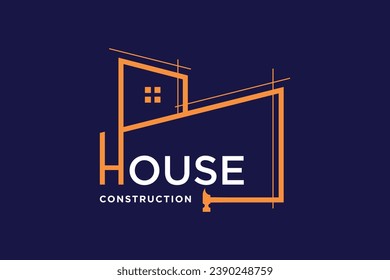 House service design element vector icon with creative concept idea