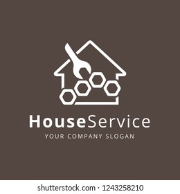 House Service Logo, Vector,illustration