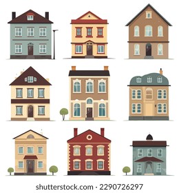 Ilustración aislada del vector de la casa