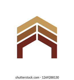 House Shape Architecture Business Company Vector Logo Design
