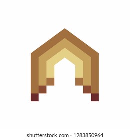House Shape Architecture Business Company Vector Logo Design