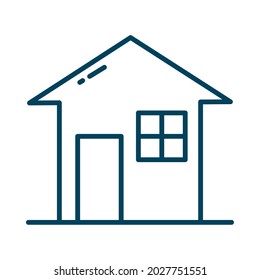 house shape icon on white background