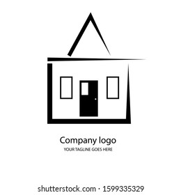 house shape logos for property purposes