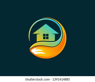 house shape surrounding by foxs tail
