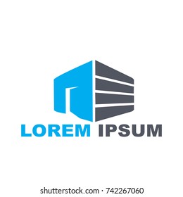 House shaped box,logo,vectors,