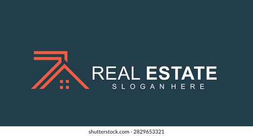 A house shaped logo design