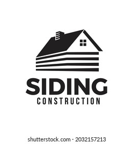 House Siding Construction Logo Vector Template