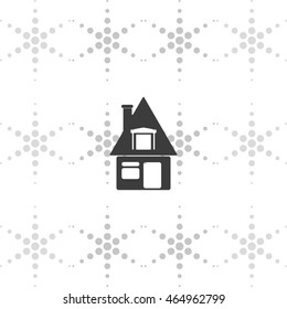 House sign. Flat icon.