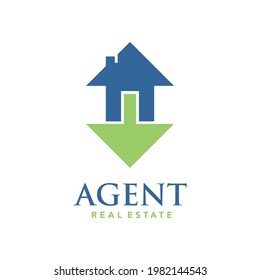 House Sign Logo Real Estate Logo Symbol