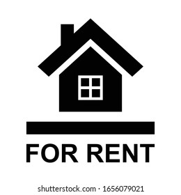house sign for rent vector