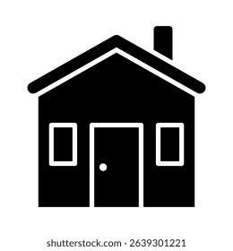 House sign symbol vector flat icon