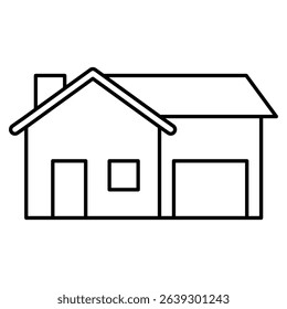 House sign symbol vector flat icon
