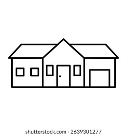 House sign symbol vector flat icon