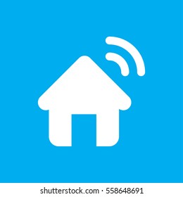 house signal icon vector illustration sign symbol