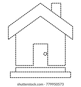 house silhouette isolated icon