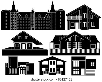House silhouettes