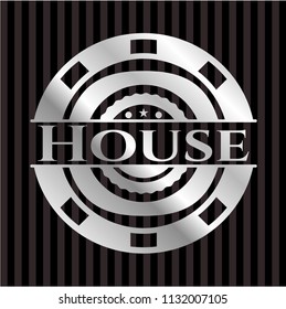 House silvery badge