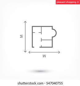 House size  icon
