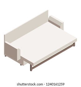 House sleep sofa icon. Isometric of house sleep sofa vector icon for web design isolated on white background