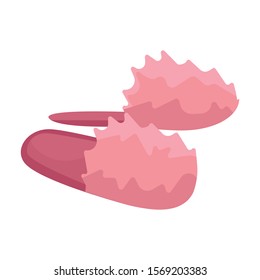 House slipper vector icon.Cartoon vector icon isolated on white background house slipper.