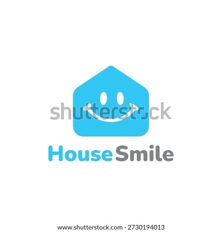 House Smile Logo Vector Icons