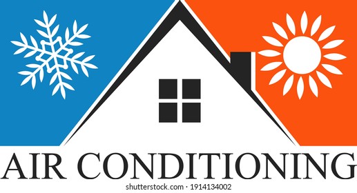 House snowflake cooling and sun heating design for business	