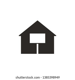 House, sold vector icon. Simple element illustration from UI concept. House, sold vector icon. Finance concept vector illustration.