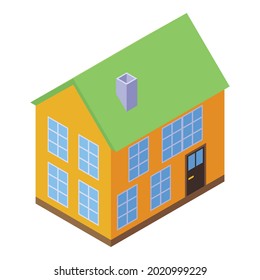 House soundproofing icon. Isometric of house soundproofing vector icon for web design isolated on white background