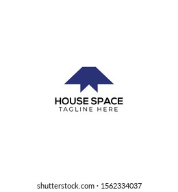 house space logo vector concept with simple and modern styles