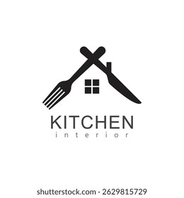house with spoon and fork logo