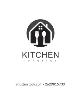 house with spoon and fork logo