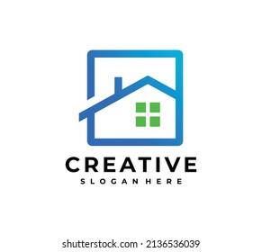 House Square Logo Design Inspiration