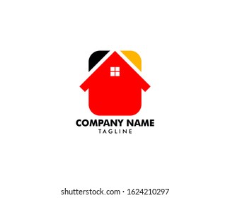 House Square Logo Template Vector Illustration Design