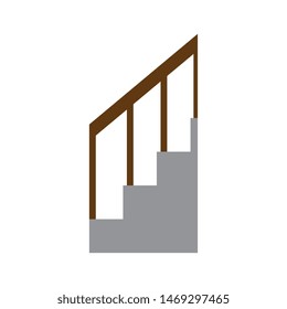 house stairs steps isolated icon