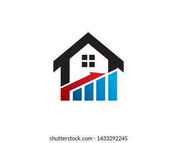 House Stats Logo Template, Icon, Symbol