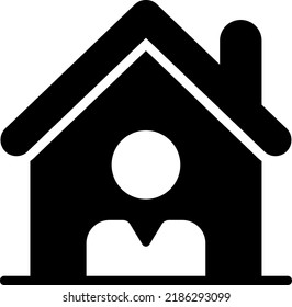 house, staying home icon, healthcare and medical icon.