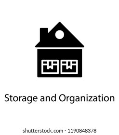 House to store useless things known as storage organizer 