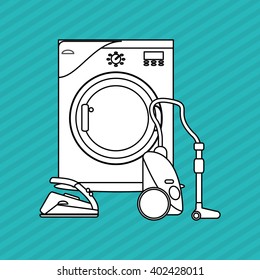 house supplies icon design, vector illustration