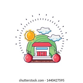 House and sustainability design vector ilustration