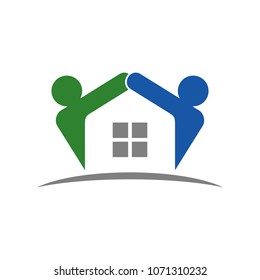 house symbol. building icon. residential logo. vector eps 10.