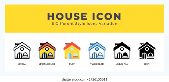 Símbolo de la casa. logotipo. icono de Ilustración vectorial.