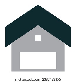 House symbol in vector graphics.