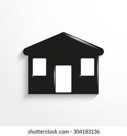 House. Symbol. Vector icon.