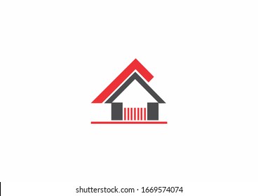 House symbol vector logo design